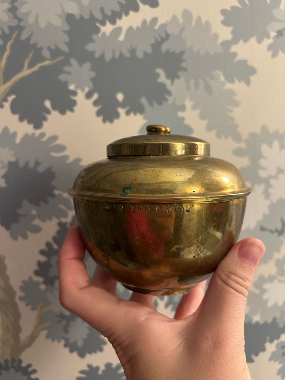 Lipton souvenir tea caddy British empire exhibition 1925